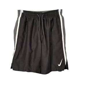 Nike Running Shorts Lightweight‎ Athletic Gym Training Black White Mens Small